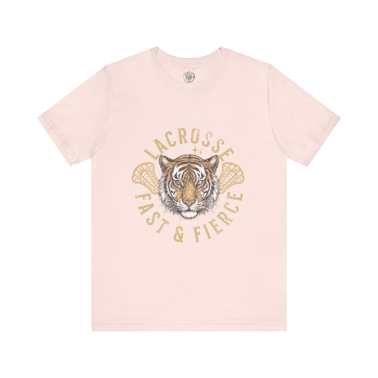 Fast and Fierce Tiger Lacrosse Tee