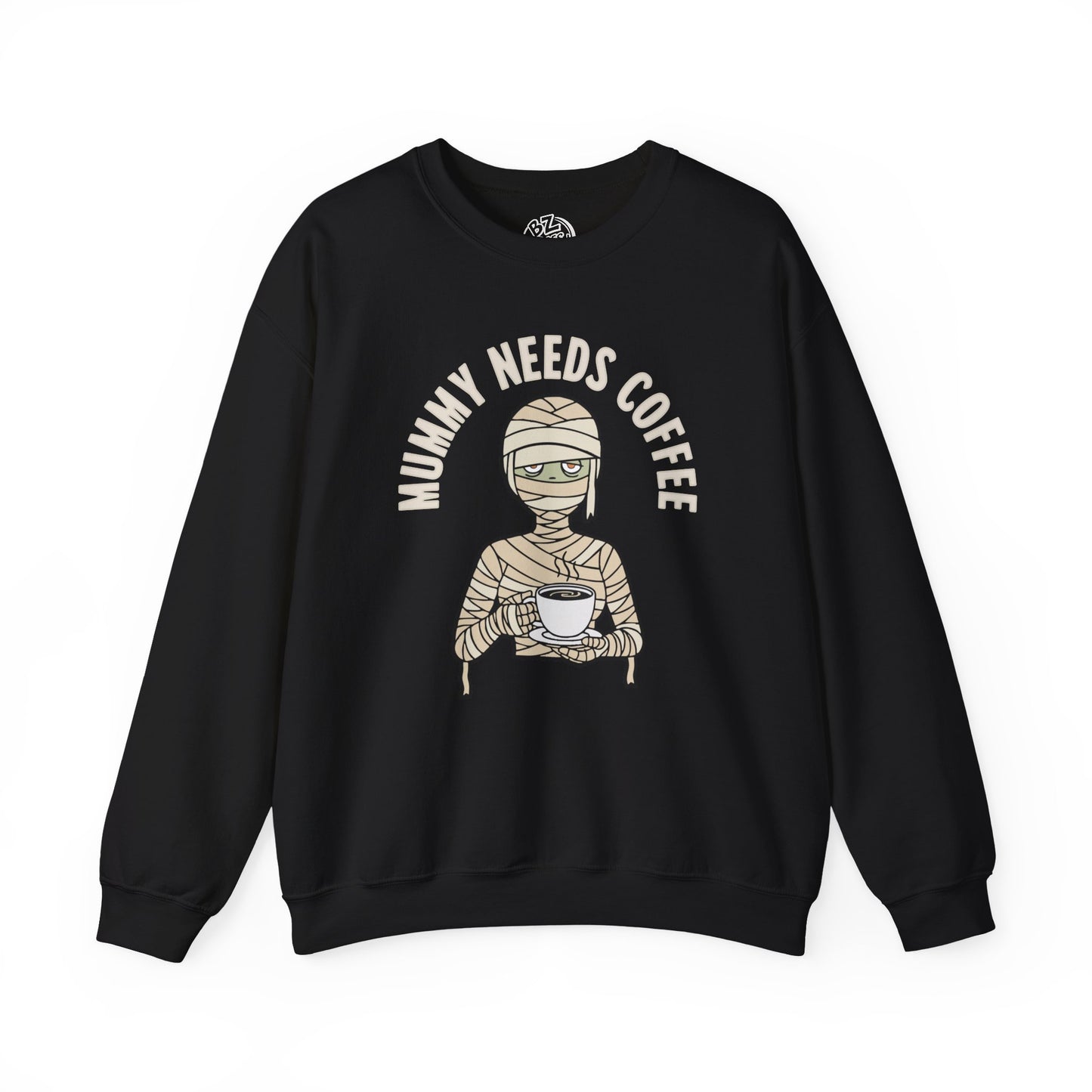 Mummy Needs Coffee Crewneck Sweatshirt, Cozy Crewneck, Unisex