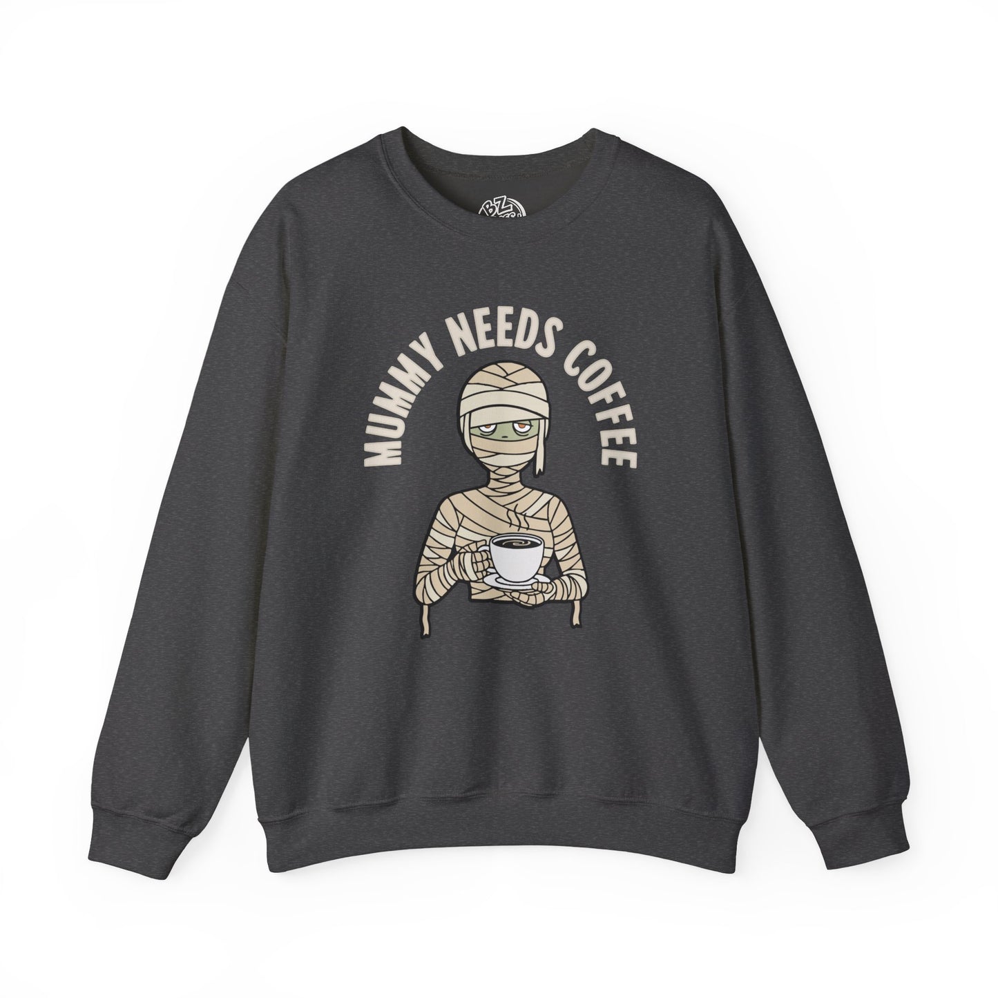 Mummy Needs Coffee Crewneck Sweatshirt, Cozy Crewneck, Unisex