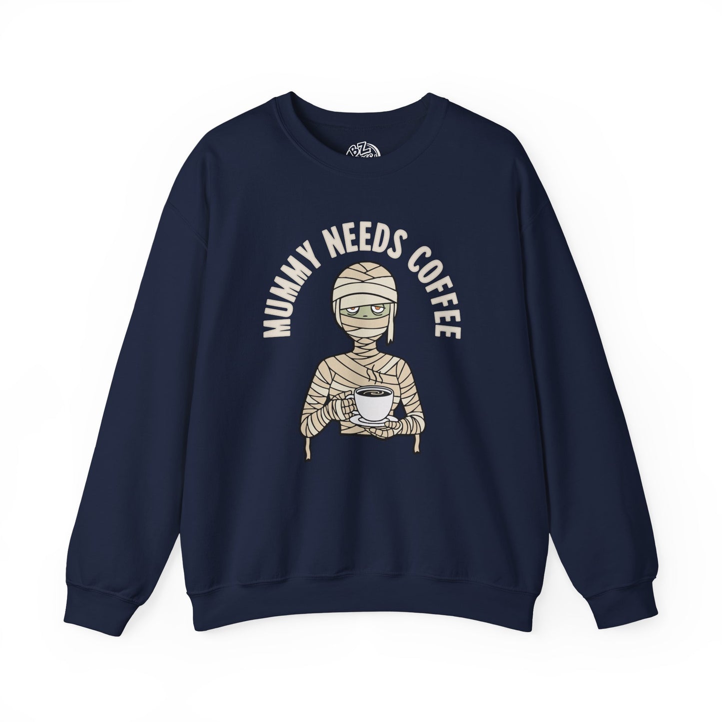 Mummy Needs Coffee Crewneck Sweatshirt, Cozy Crewneck, Unisex