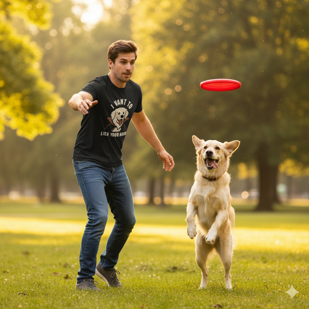 Cute Retriever Vampire Shirt, I Vant To Lick Your Hand, Perfect Halloween Shirt for any Dog Lover