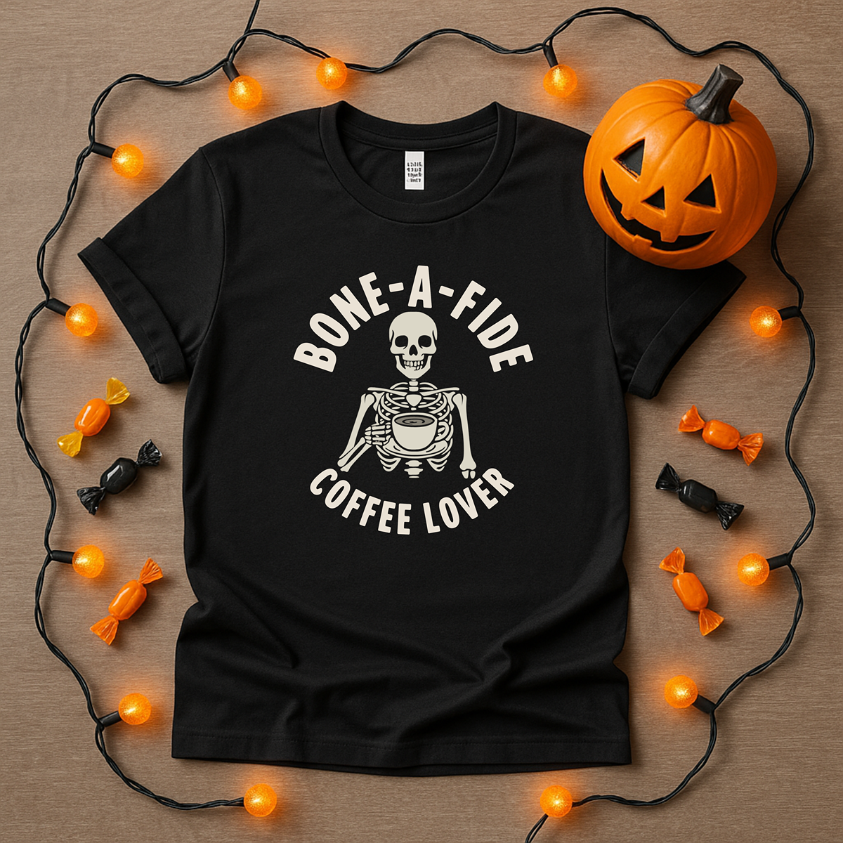 Bone-A-Fide Coffee Drinker Tee