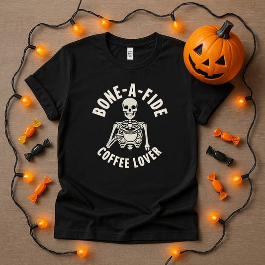 Bone-A-Fide Coffee Drinker Tee