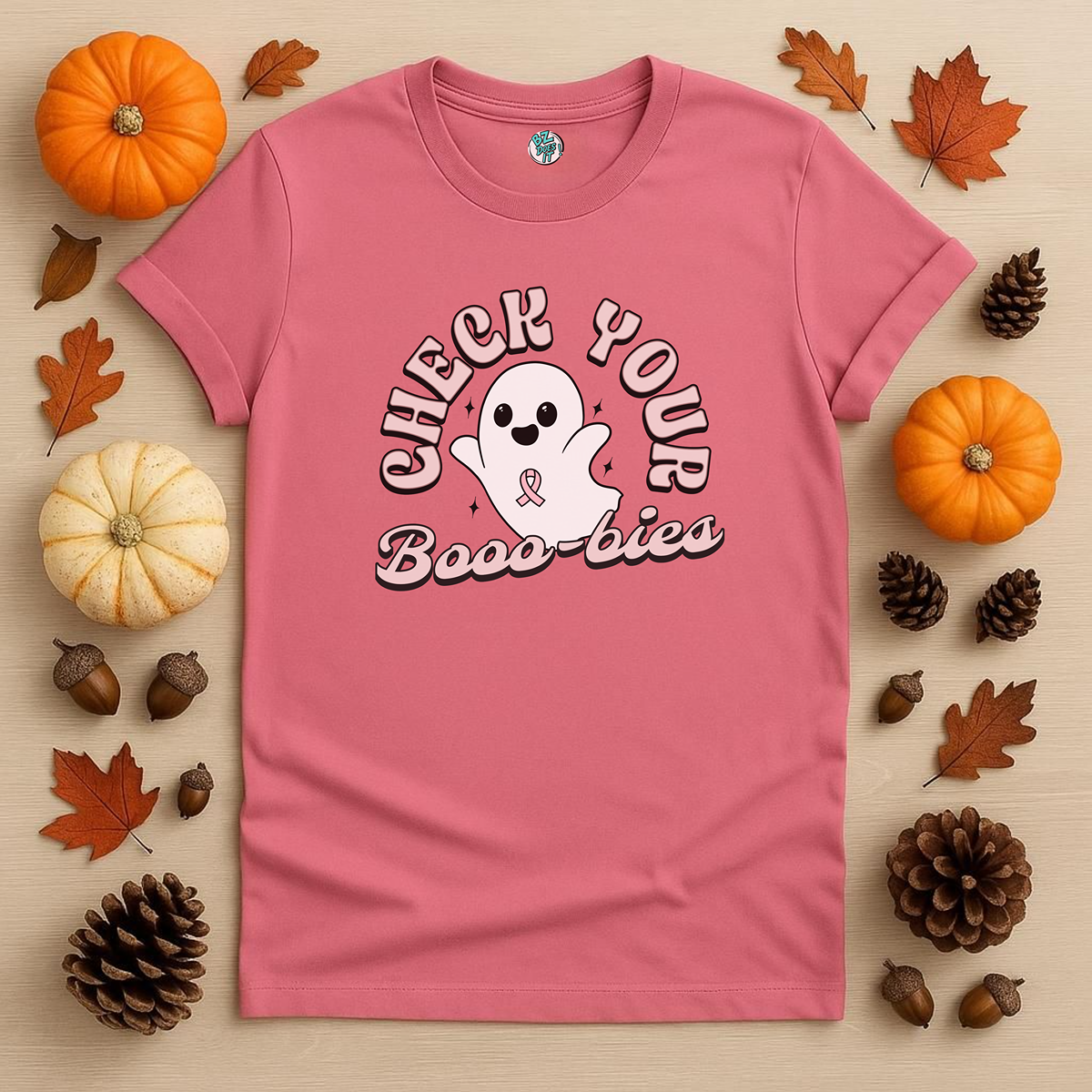 Check Your Booo-bies Ghost Tee Unisex