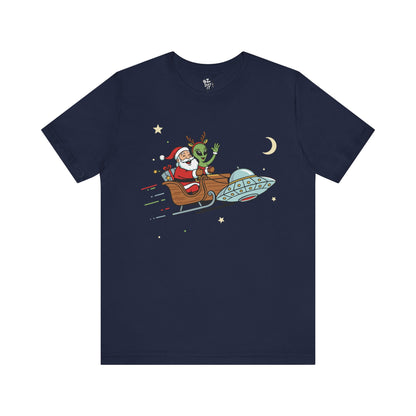 Christmas Santa & Alien T-Shirt