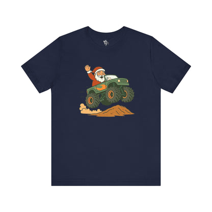 Christmas Monster Truck Unisex Tee