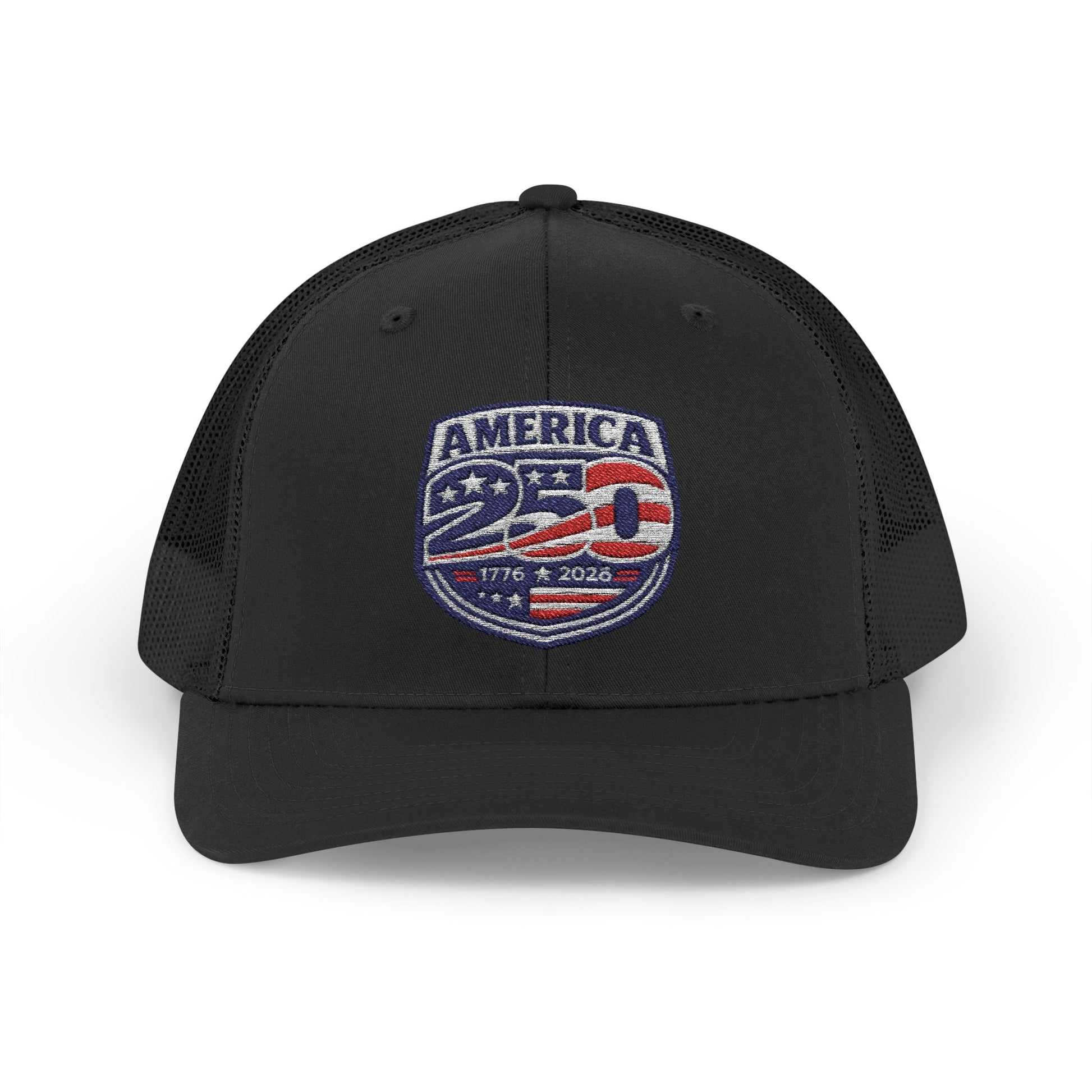 Charcoal/Charcoal  Mesh hat with America 250 logo