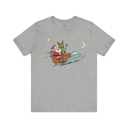 Christmas Santa & Alien T-Shirt