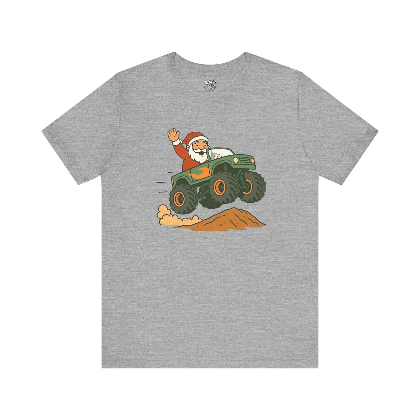 Christmas Monster Truck Unisex Tee