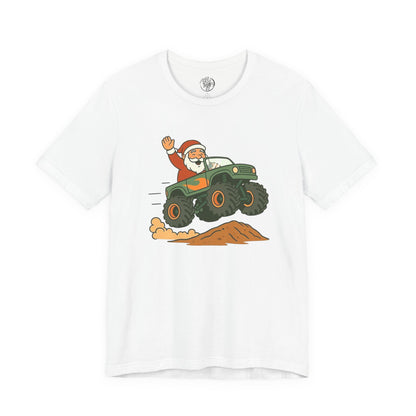 Christmas Monster Truck Unisex Tee
