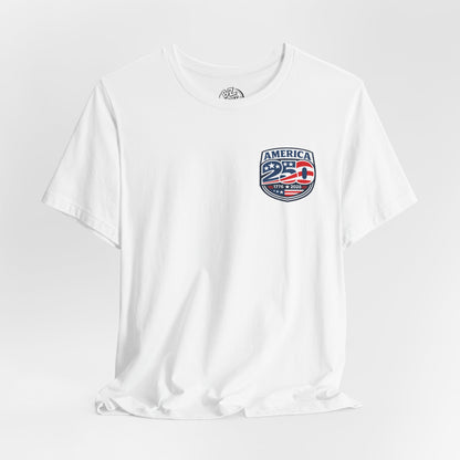 America 250 Years Celebration Logo T-Shirt - Front Print Only