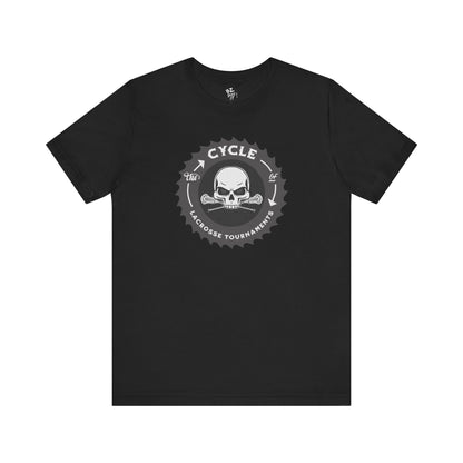 Lacrosse Tee - The Cycle of Tournaments Skull and Bones