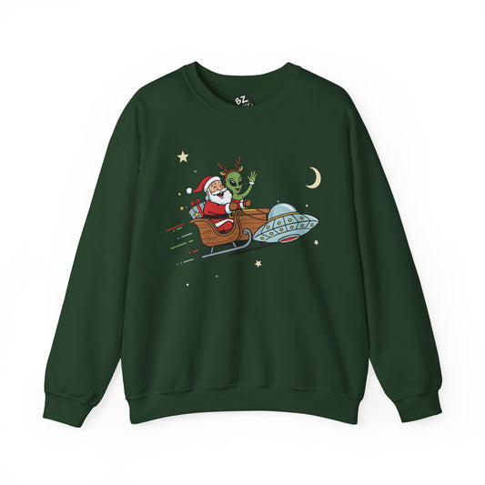 Santa and Alien Sweatshirt
