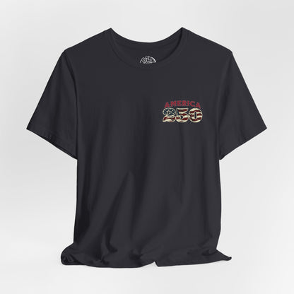 America 250 Years United We Stand Eagle T-Shirt - 2 Sided Print