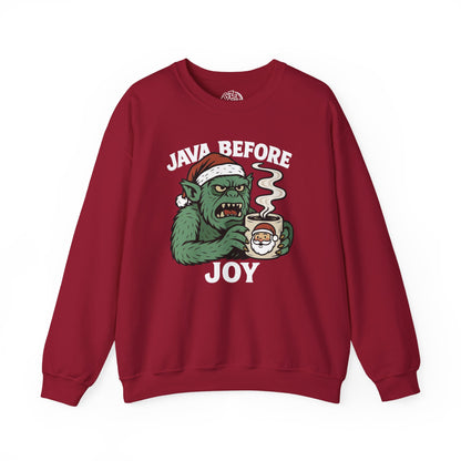 Christmas Java Before Joy Sweatshirt