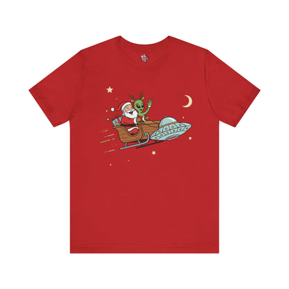 Christmas Santa & Alien T-Shirt