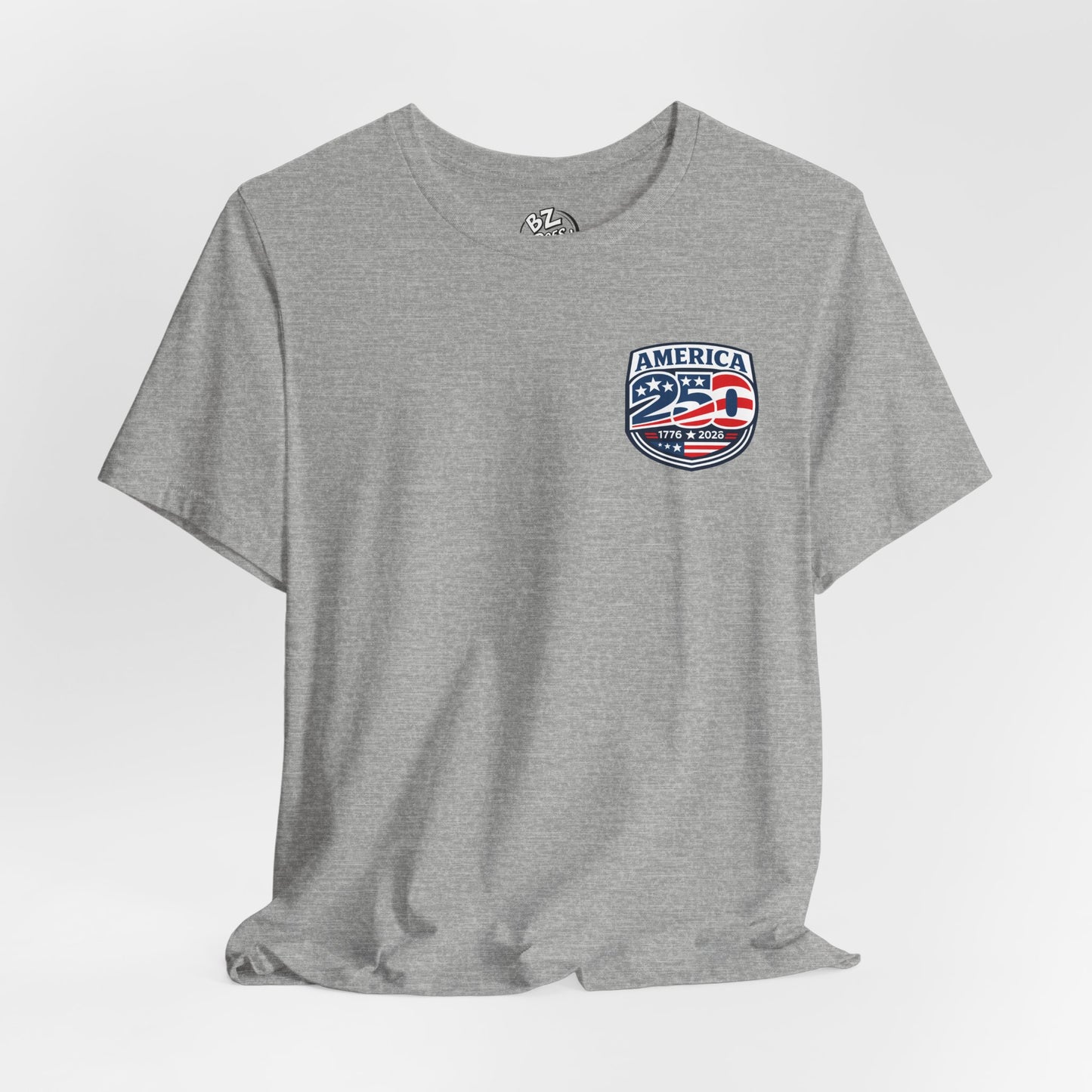 America 250 Years Celebration Logo T-Shirt - Front Print Only