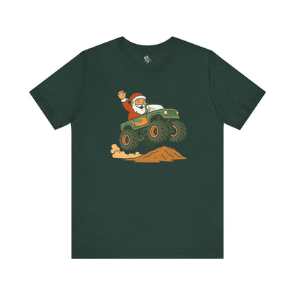 Christmas Monster Truck Unisex Tee
