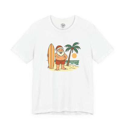 Santa Surf Beach Tee