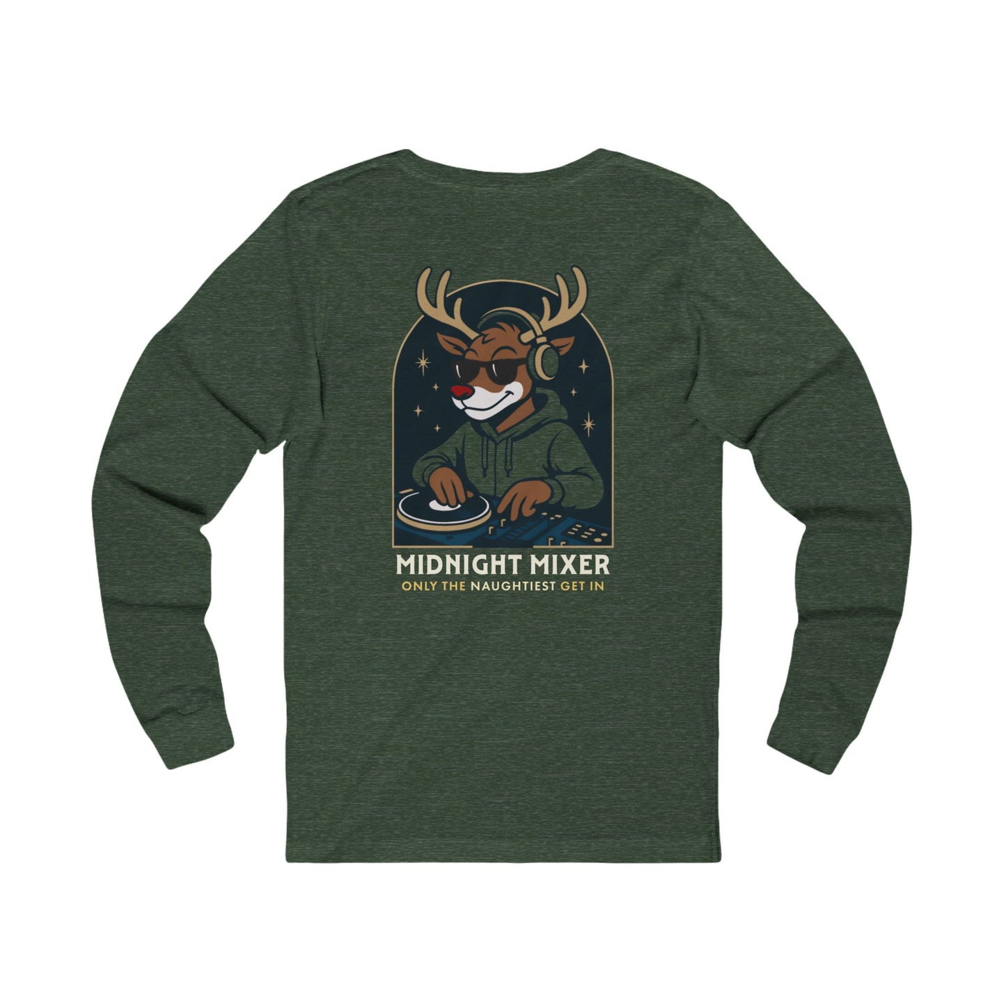 Naughty List Lounge - DJ Reindeer Long Sleeve