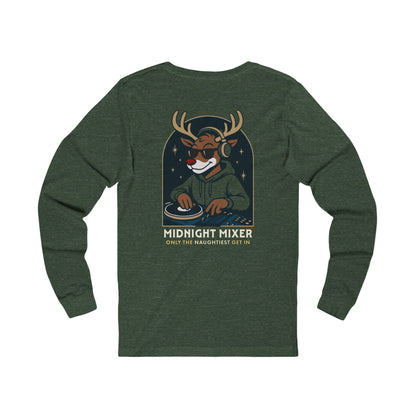 Naughty List Lounge - DJ Reindeer Long Sleeve