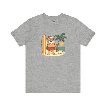 Santa Surf Beach Tee