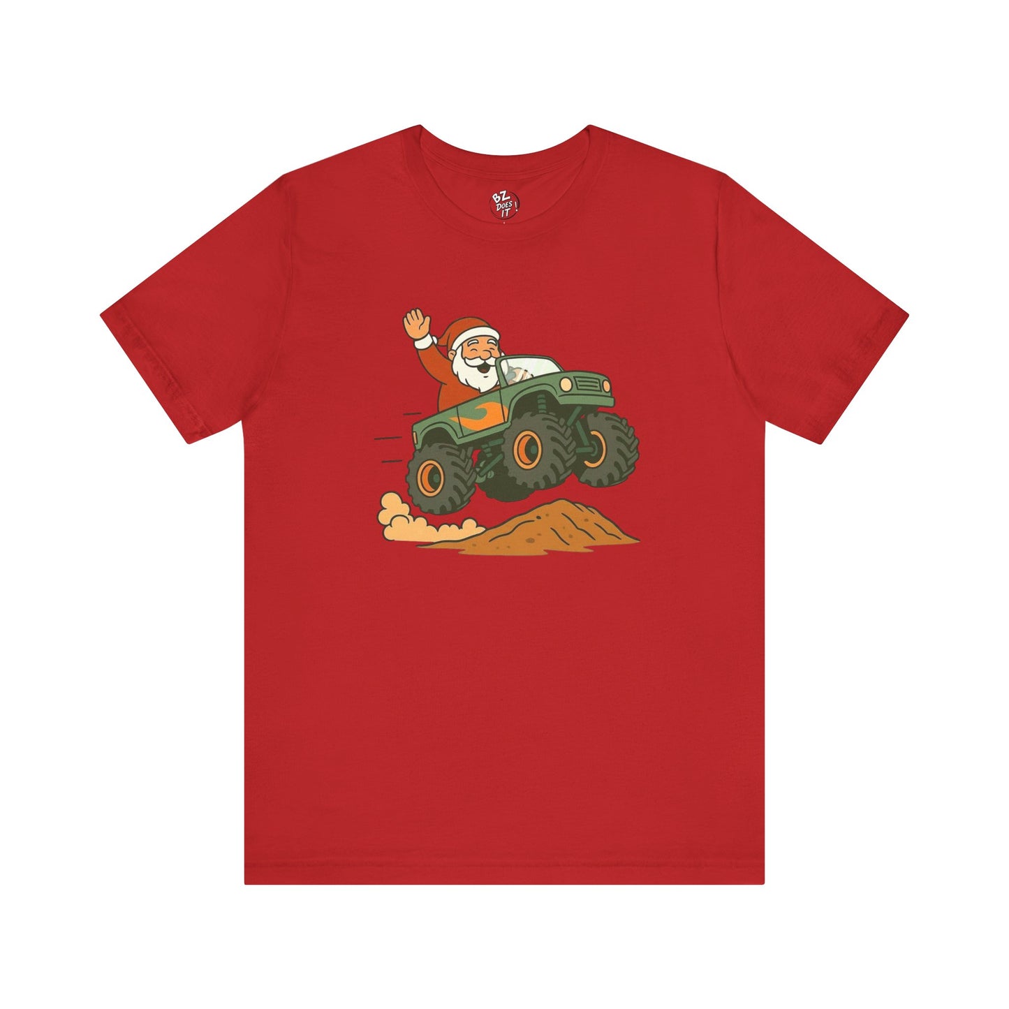 Christmas Monster Truck Unisex Tee