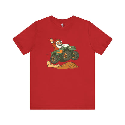 Christmas Monster Truck Unisex Tee