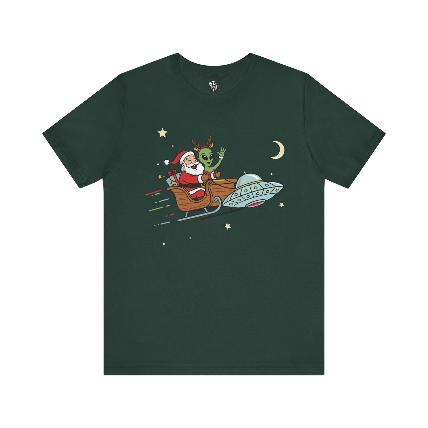 Christmas Santa & Alien T-Shirt