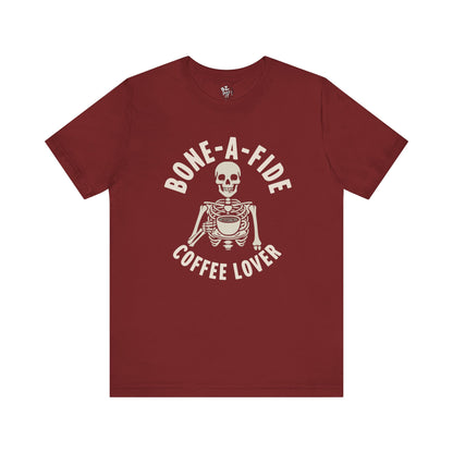 Bone-A-Fide Coffee Drinker Tee
