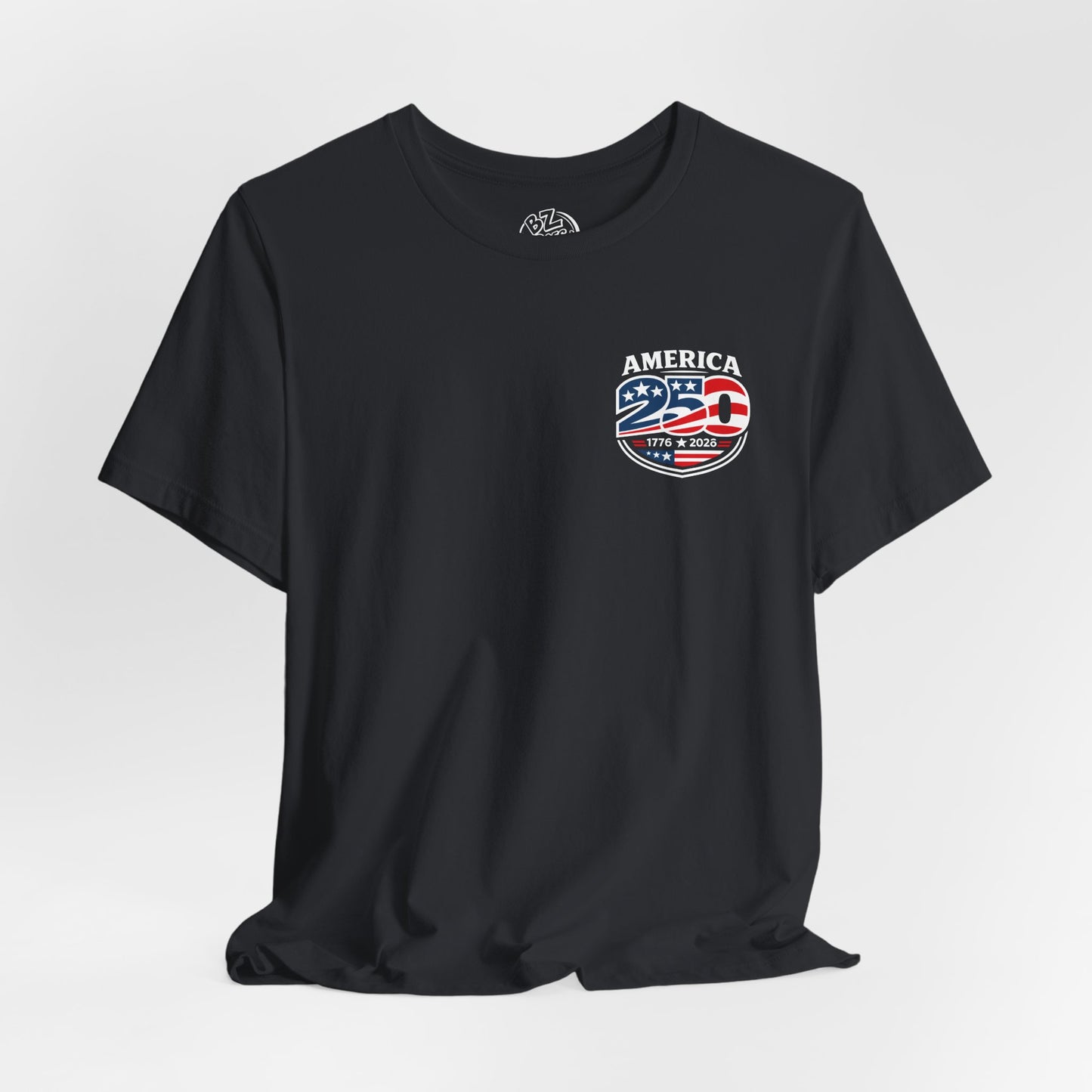America 250 Years Celebration Logo T-Shirt - Front Print Only