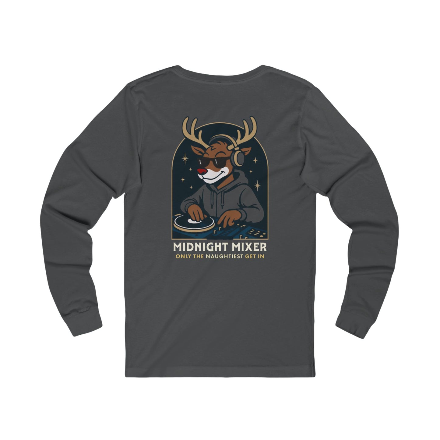 Naughty List Lounge - DJ Reindeer Long Sleeve