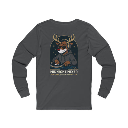 Naughty List Lounge - DJ Reindeer Long Sleeve