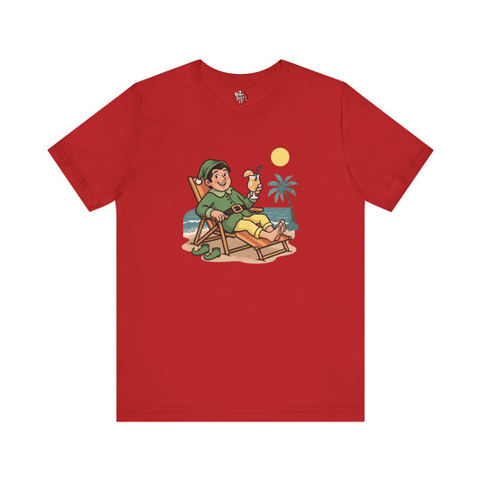 Beach Elf Unisex Tee - Christmas Holiday Shirt