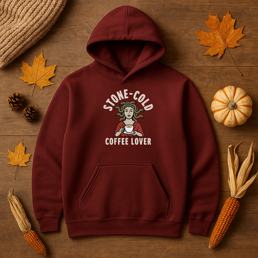 Stone-Cold Coffee Lover Hoodie, Unisex