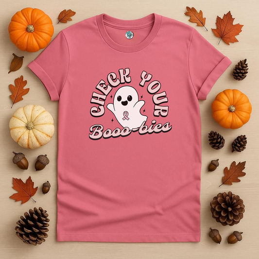 Check Your Booo-bies Ghost Tee Unisex