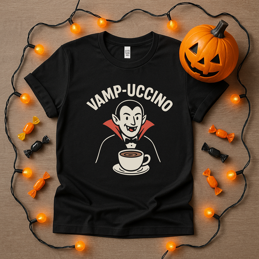 Halloween Vamp-uccino Tee