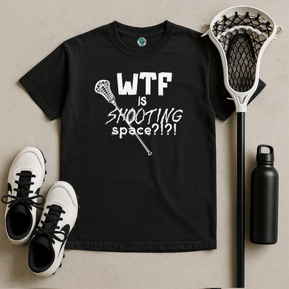 Lacrosse - WTF is Shooting Space Tee