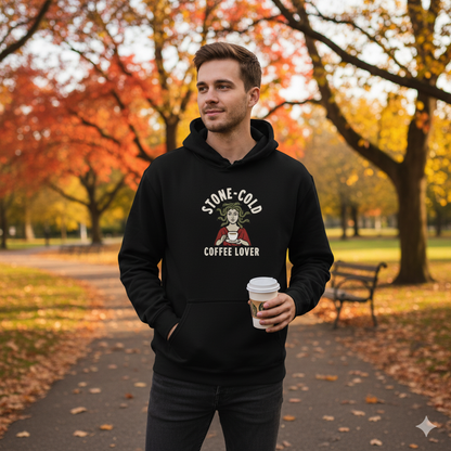 Stone-Cold Coffee Lover Hoodie, Unisex