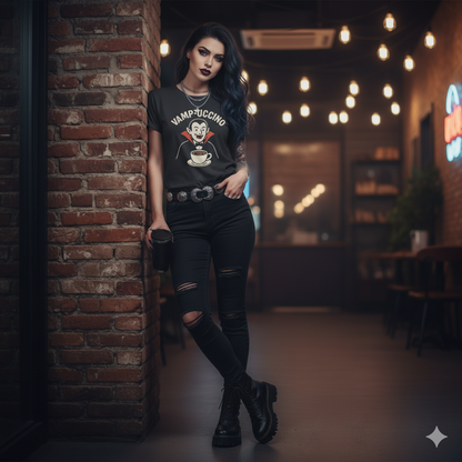 Halloween Vamp-uccino Tee